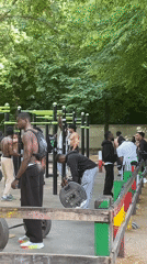 Parisians enjoy outdoor activities in parks Sunday afternoon