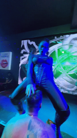 Drag show entertains nightclub crowds in Kuta, Indonesia