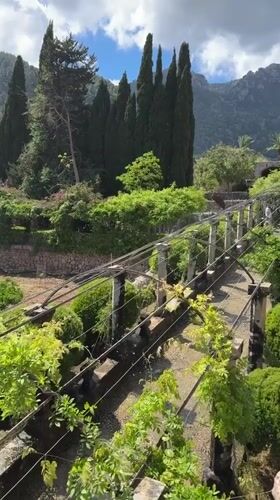 Garden irrigation channels documented in Bunyola, Spain
