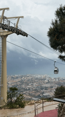 Cable car system documented in Benalmádena Costa, Spain