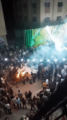 Wedding celebration draws crowds in Khan Yunis evening gathering