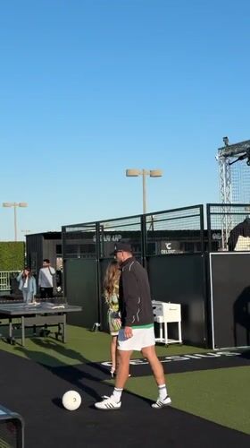 Celsius-branded outdoor event held in Glendale with stage setup