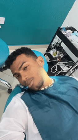 Dental examination documented at La Asuncion clinic over one-hour period