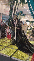 Traditional Javanese wedding ceremony and reception in Karangmalang