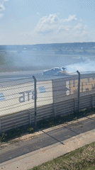 Drift competition underway at Berёzovka race track