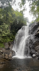 Jungle waterfall in Lankagama, Sri Lanka
