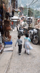 Morning village life documented in Dharamkot and Haini, India
