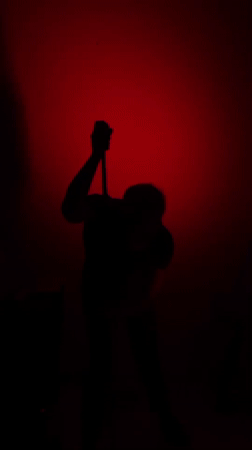 Late night live music performance in Providencia venue