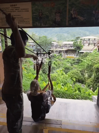 Adventure park activities and traditional cultural exhibits in China