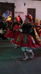 Nighttime parade fills Pozo Almonte streets with elaborate costumed performers
