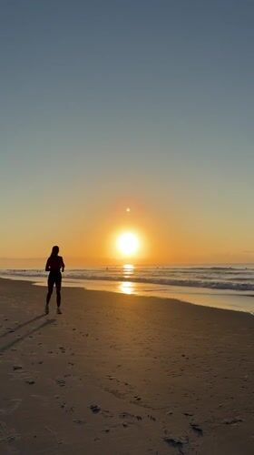 Wrightsville Beach at sunrise on the Fourth of July