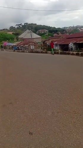 Everyday street life in Jos, Nigeria, mid-afternoon