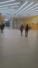 Morning mall scenes documented in Kokshetau, Kazakhstan