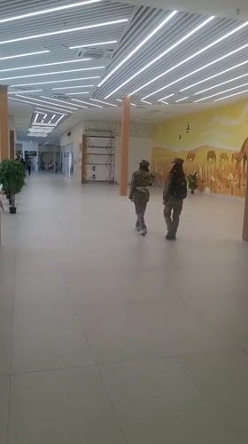 Morning mall scenes documented in Kokshetau, Kazakhstan