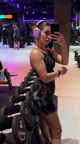 Morning workout session documented at Irkutsk gym