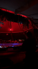 DJ performs at nighttime club venue in Montanejos, Spain