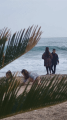 Afternoon beach activities captured in Budva, Montenegro