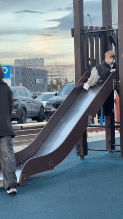 Everyday life captured across Kazan playgrounds and gyms