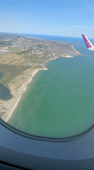 Passenger captures aerial view of Fiumicino from Wizz Air flight