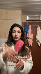 Woman's morning routine captured in Sutomore, Montenegro home