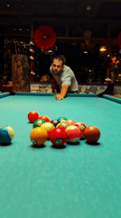 Evening billiards and illuminated pathways captured in Sa Pa Ward