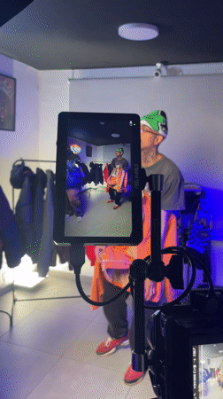 Barbershop visit and camera gear handling captured in Ushuaia