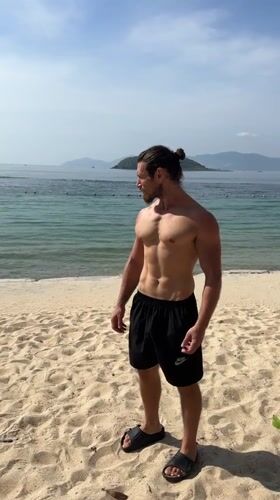 Beach activities and art installations documented in Nha Trang