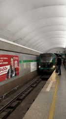 Spring day documented through Saint Petersburg metro and flowers