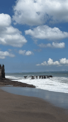 Morning beach activities documented at North Kuta, Indonesia