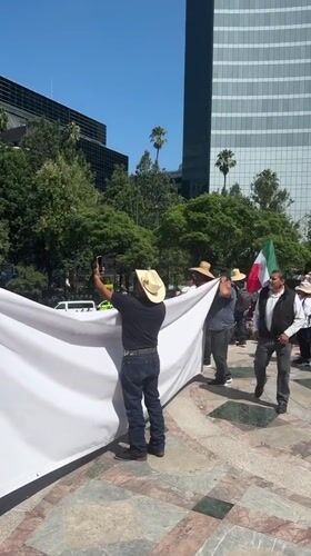 Agricultural protesters march for countryside justice in Mexico City