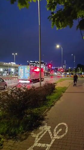 Evening around Warszawa Zachodnia — station, streets, and city lights