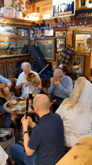 Belfast pubs, live trad music, and city streets on a Sunday