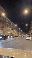 Nighttime street scenes and social moments in Saint Petersburg