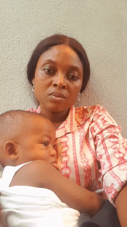 Mother and children documented at Ojomu childcare facility