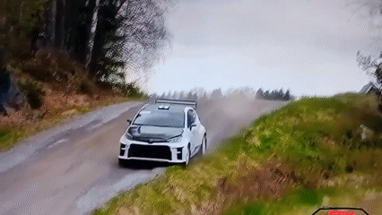 Rally cars crash in multiple incidents on dirt roads