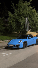 Sports car meetup cruises through historic Veliko Tarnovo streets