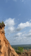 Erosion documentation captured at Achara cliffs, Nigeria morning scene