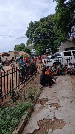 Community gathering draws crowds in Shaba, Nigeria
