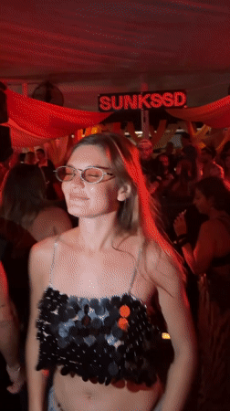 Friday night DJ party at SUNKSSD club, North Kuta Bali
