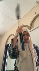 Casual selfie session at home in Banjarbaru, Indonesia