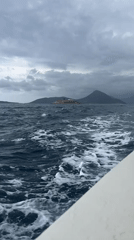 Scuba divers operate from inflatable boat off Montenegro coast