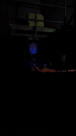 Late night social gathering documented in Arica, Chile