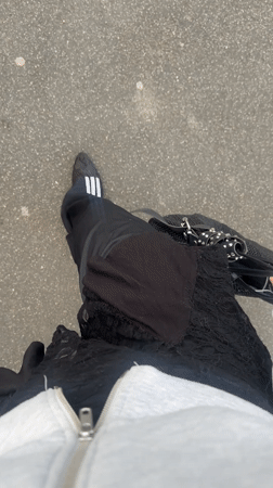 Woman photographed walking through Kent towns in distinctive outfit