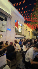 Young adults gather at decorated Vietnamese cafe in Thủ Đức