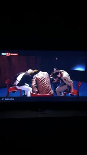 Eurovision-style competition broadcast watched in Lozarevo, Bulgaria