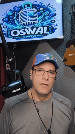 Venezuelan-capped podcaster records 'Oswal Show' in Spanish studio