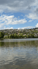 Peaceful lake views captured in Yerevan, Armenia
