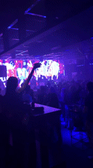 Nightclub scene documented in Sofia during evening hours