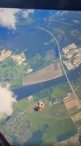 Tandem skydives and backyard trampoline tricks in Gorki Leninskiye
