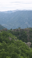 Morning mountain scenery documented in Kućišta, Montenegro